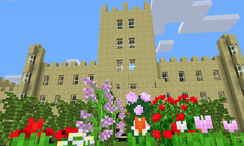 Altgeld Hall in Minecraft